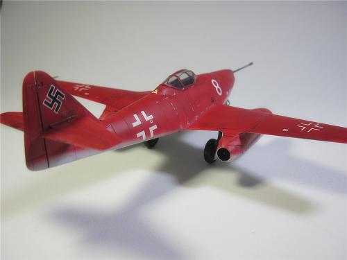 hb 1/72 me262a-1改u4大炮鸟